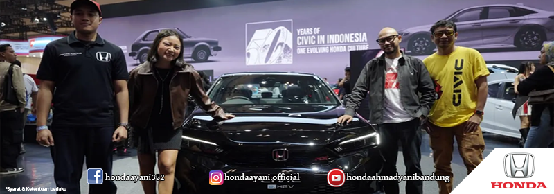 50 Tahun Civic di Indonesia, Honda Tunjukkan Satu DNA yang Hidup Lintas Generasi