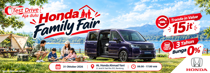 Honda Family Fair Oktober 2026